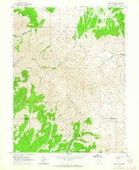 Dutch Peak Utah Historical topographic map, 1:24000 scale, 7.5 X 7.5 Minute, Year 1963