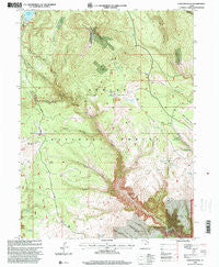 Dyer Mountain Utah Historical topographic map, 1:24000 scale, 7.5 X 7.5 Minute, Year 1996