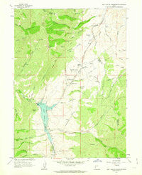 East Canyon Reservoir Utah Historical topographic map, 1:24000 scale, 7.5 X 7.5 Minute, Year 1961