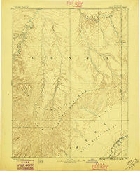 East Tavaputs Colorado Historical topographic map, 1:250000 scale, 1 X 1 Degree, Year 1885