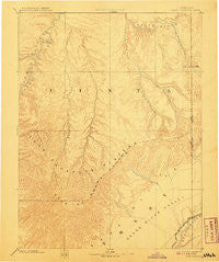East Tavaputs Colorado Historical topographic map, 1:250000 scale, 1 X 1 Degree, Year 1885