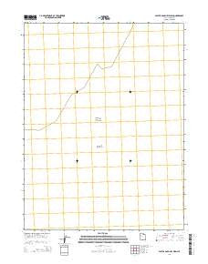 East of Gold Hill Wash Utah Current topographic map, 1:24000 scale, 7.5 X 7.5 Minute, Year 2014