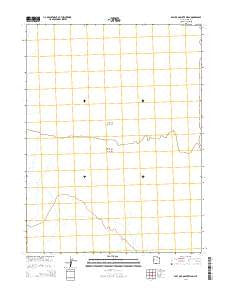East of Goshute Wash Utah Current topographic map, 1:24000 scale, 7.5 X 7.5 Minute, Year 2014