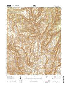 East of the Navajo Utah Current topographic map, 1:24000 scale, 7.5 X 7.5 Minute, Year 2014