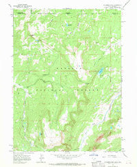 Elizabeth Mtn Utah Historical topographic map, 1:24000 scale, 7.5 X 7.5 Minute, Year 1967