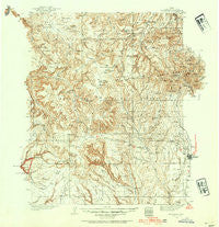 Elk Ridge Utah Historical topographic map, 1:125000 scale, 30 X 30 Minute, Year 1935
