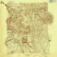 Elk Ridge Utah Historical topographic map, 1:125000 scale, 30 X 30 Minute, Year 1940