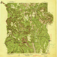 Elk Ridge Utah Historical topographic map, 1:125000 scale, 30 X 30 Minute, Year 1940