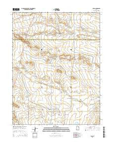 Elmo Utah Current topographic map, 1:24000 scale, 7.5 X 7.5 Minute, Year 2014