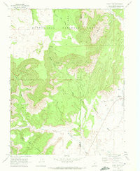 Emery West Utah Historical topographic map, 1:24000 scale, 7.5 X 7.5 Minute, Year 1968