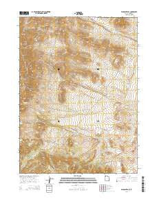 Emigrant Pass Utah Current topographic map, 1:24000 scale, 7.5 X 7.5 Minute, Year 2014