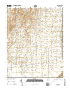 Enoch NE Utah Current topographic map, 1:24000 scale, 7.5 X 7.5 Minute, Year 2014