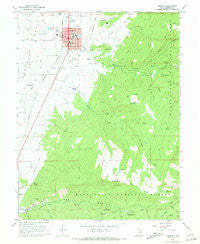 Ephraim Utah Historical topographic map, 1:24000 scale, 7.5 X 7.5 Minute, Year 1966