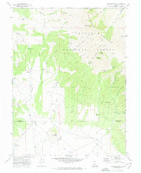 Erickson Knoll Utah Historical topographic map, 1:24000 scale, 7.5 X 7.5 Minute, Year 1971