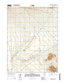 Erickson Wash SW Utah Current topographic map, 1:24000 scale, 7.5 X 7.5 Minute, Year 2014