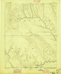 Escalante Utah Historical topographic map, 1:250000 scale, 1 X 1 Degree, Year 1886