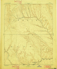 Escalante Utah Historical topographic map, 1:250000 scale, 1 X 1 Degree, Year 1886