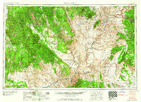 Escalante Utah Historical topographic map, 1:250000 scale, 1 X 2 Degree, Year 1960