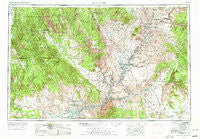 Escalante Utah Historical topographic map, 1:250000 scale, 1 X 2 Degree, Year 1956