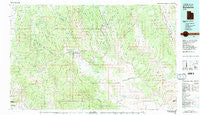 Escalante Utah Historical topographic map, 1:100000 scale, 30 X 60 Minute, Year 1980