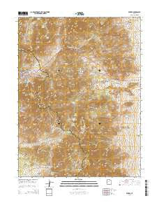 Eureka Utah Current topographic map, 1:24000 scale, 7.5 X 7.5 Minute, Year 2014
