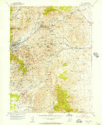 Eureka Utah Historical topographic map, 1:24000 scale, 7.5 X 7.5 Minute, Year 1954