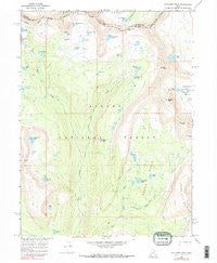 Explorer Peak Utah Historical topographic map, 1:24000 scale, 7.5 X 7.5 Minute, Year 1967