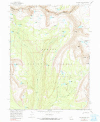 Explorer Peak Utah Historical topographic map, 1:24000 scale, 7.5 X 7.5 Minute, Year 1967