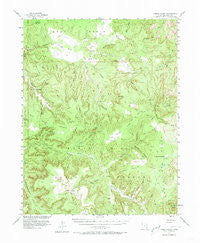 Fable Valley Utah Historical topographic map, 1:62500 scale, 15 X 15 Minute, Year 1954