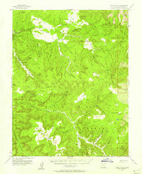 Fable Valley Utah Historical topographic map, 1:62500 scale, 15 X 15 Minute, Year 1954