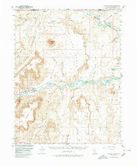 Factory Butte Utah Historical topographic map, 1:62500 scale, 15 X 15 Minute, Year 1954