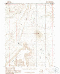 Factory Butte Utah Historical topographic map, 1:24000 scale, 7.5 X 7.5 Minute, Year 1987
