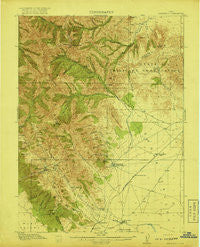 Fairfield Utah Historical topographic map, 1:62500 scale, 15 X 15 Minute, Year 1917
