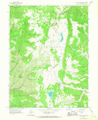 Fairview Lakes Utah Historical topographic map, 1:24000 scale, 7.5 X 7.5 Minute, Year 1965