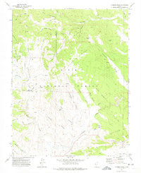 Fivemile Ridge Utah Historical topographic map, 1:24000 scale, 7.5 X 7.5 Minute, Year 1971