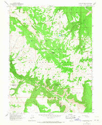 Flagstaff Peak Utah Historical topographic map, 1:24000 scale, 7.5 X 7.5 Minute, Year 1966