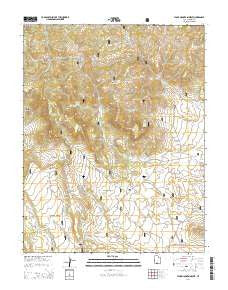 Flake Mountain West Utah Current topographic map, 1:24000 scale, 7.5 X 7.5 Minute, Year 2014