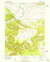 Flaming Gorge Utah Historical topographic map, 1:24000 scale, 7.5 X 7.5 Minute, Year 1952
