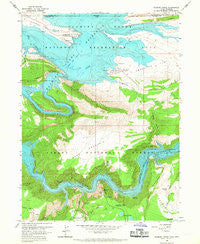 Flaming Gorge Utah Historical topographic map, 1:24000 scale, 7.5 X 7.5 Minute, Year 1966