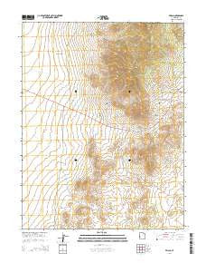 Frisco Utah Current topographic map, 1:24000 scale, 7.5 X 7.5 Minute, Year 2014
