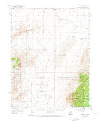 Frisco Peak Utah Historical topographic map, 1:62500 scale, 15 X 15 Minute, Year 1960
