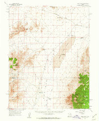 Frisco Peak Utah Historical topographic map, 1:62500 scale, 15 X 15 Minute, Year 1960