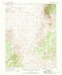 Frisco Utah Historical topographic map, 1:62500 scale, 15 X 15 Minute, Year 1959