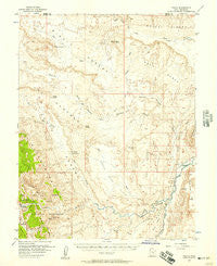 Fruita Utah Historical topographic map, 1:62500 scale, 15 X 15 Minute, Year 1954