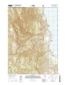 Garden City Utah Current topographic map, 1:24000 scale, 7.5 X 7.5 Minute, Year 2014