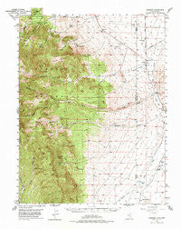 Garrison Utah Historical topographic map, 1:62500 scale, 15 X 15 Minute, Year 1949