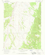 George Mtn Utah Historical topographic map, 1:24000 scale, 7.5 X 7.5 Minute, Year 1966