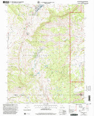 Geyser Peak Utah Historical topographic map, 1:24000 scale, 7.5 X 7.5 Minute, Year 2001