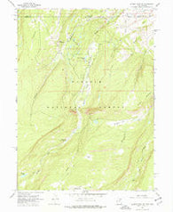 Gilbert Peak NE Utah Historical topographic map, 1:24000 scale, 7.5 X 7.5 Minute, Year 1967