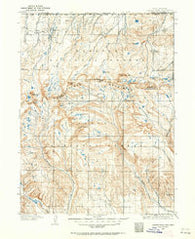 Gilbert Peak Utah Historical topographic map, 1:125000 scale, 30 X 30 Minute, Year 1905